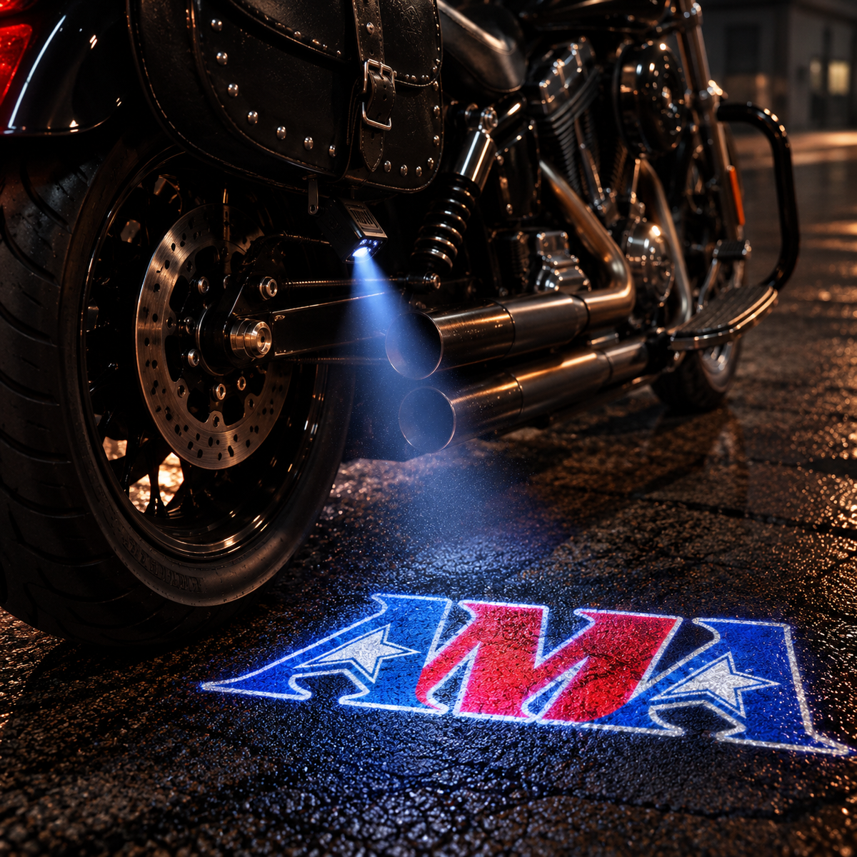 LED projector for bikes