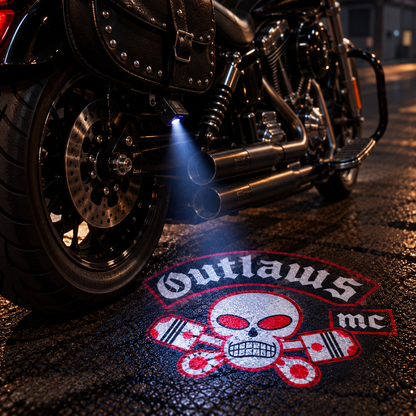 LED projector for bikes